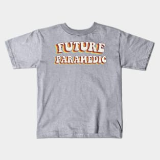 Future Paramedic - Groovy Retro 70s Style Kids T-Shirt